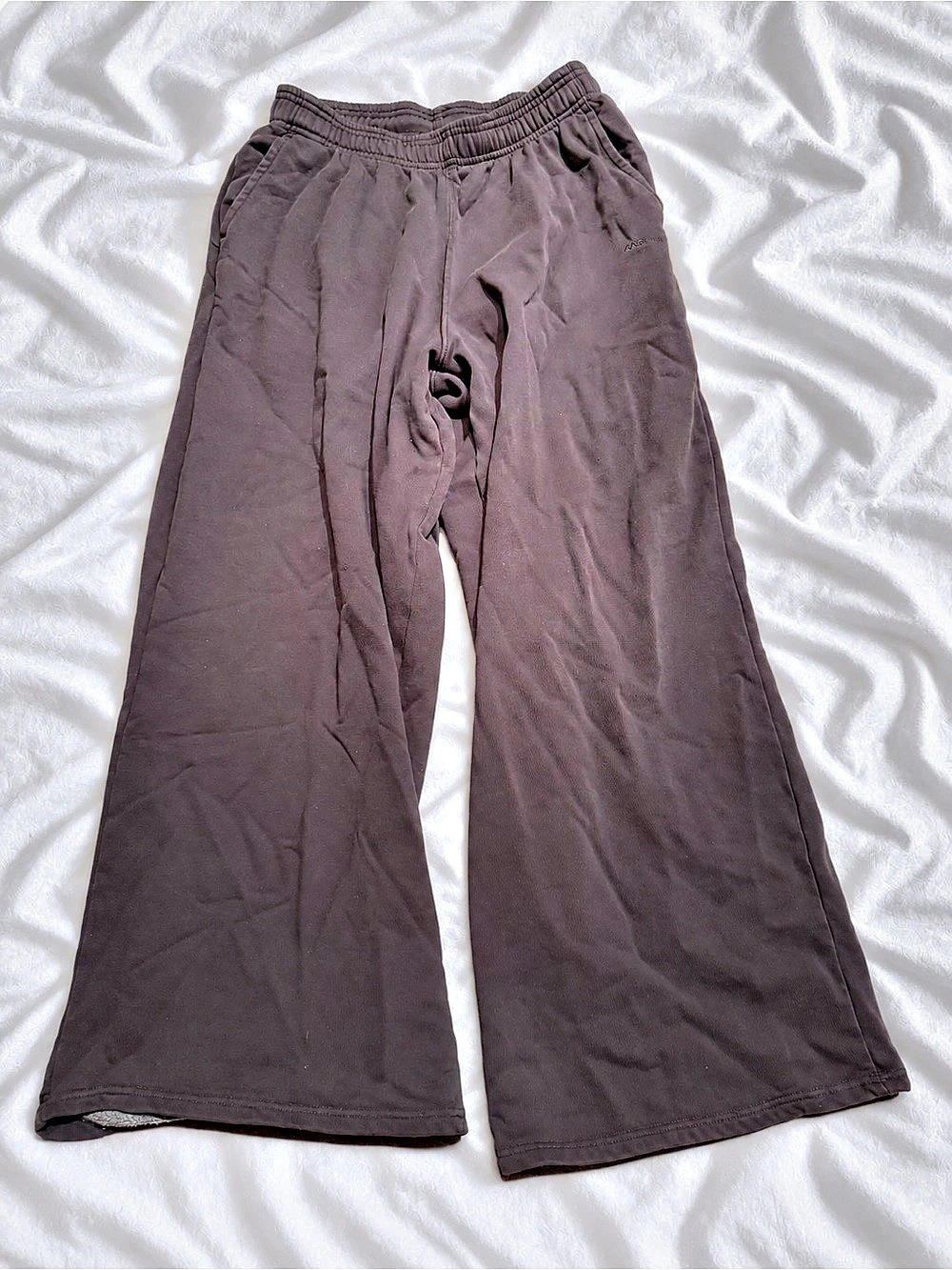 Garage StretchTerry Wide Leg Pants Black XS